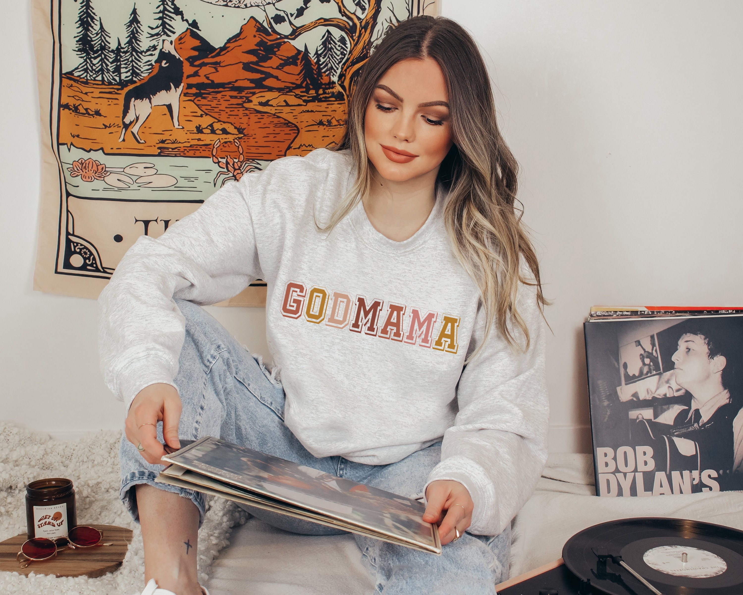 godmother sweatshirt for god mama gifts cute mom sweater godparents crewneck comfortable godmama apparel 3ejz3 scaled