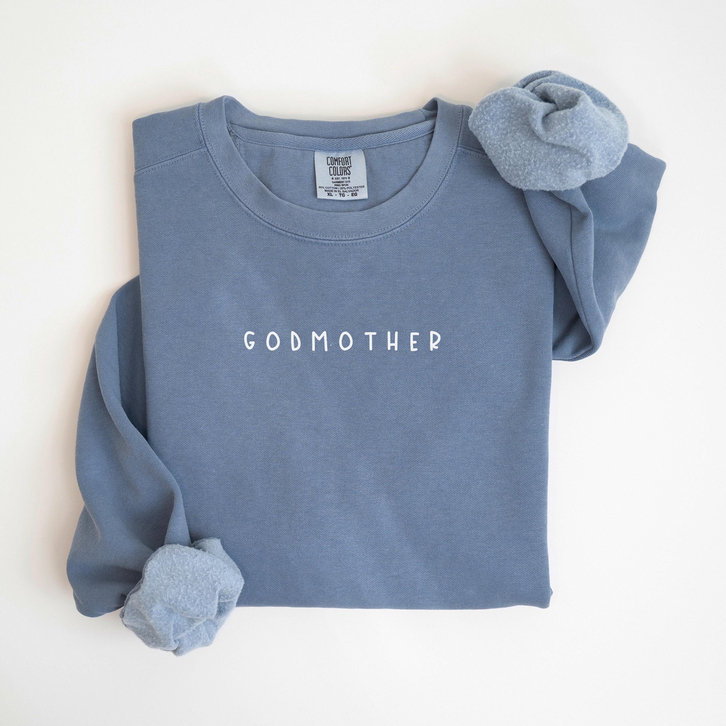 godmother sweatshirt gift for baptism godparent proposal godmama crewneck unique godmother apparel ghvlu scaled