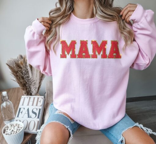 gold glitter mom hoodie best mom sweatshirt for birthday gifts cute mama shirt unique mom life apparel ljlij scaled