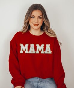 gold glitter mom sweatshirt cute mom hoodie for mothers day new mama gift and mom life apparel mx6el