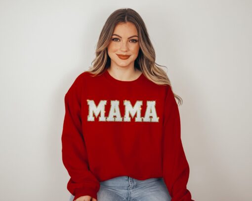 gold glitter mom sweatshirt cute mom hoodie for mothers day new mama gift and mom life apparel mx6el scaled