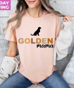 golden mama shirt for dog lovers golden retriever tee cute dog owner crewneck animal lover apparel hfrvz