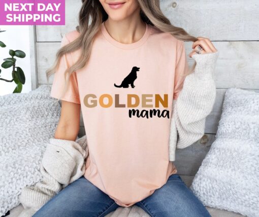 golden mama shirt for dog lovers golden retriever tee cute dog owner crewneck animal lover apparel hfrvz