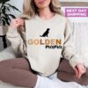 Golden Mama Sweatshirt for Dog Lovers Golden Retriever Crewneck Golden Dog Sweater Unique Gift for Dog Owners