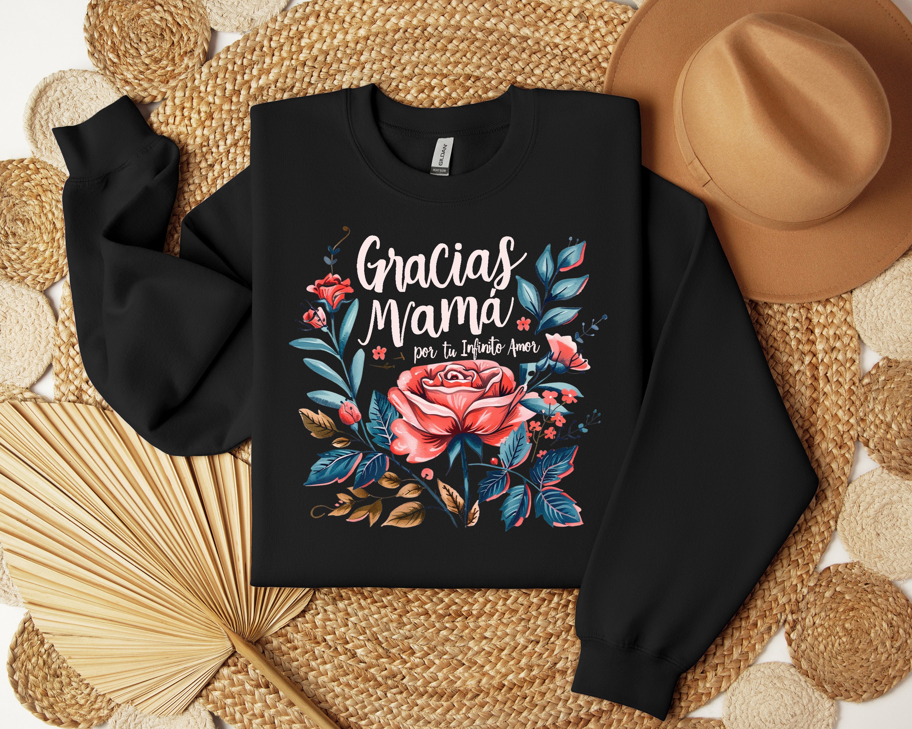 gracias mama shirt with floral design for mexican moms spring motherhood sweatshirt best mom ever gift akzxh scaled