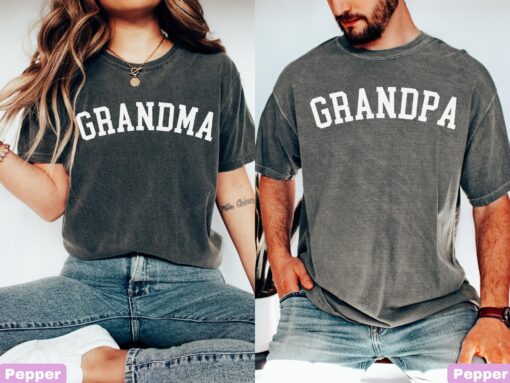 grandma and grandpa matching shirts pregnancy reveal tee funny grandma t shirt best grandpa t shirt unique family gift 7ioia