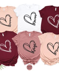 grandma heart shirt for new grandmas personalized grammy nana gigi t shirt unique grandma gifts jxdd2