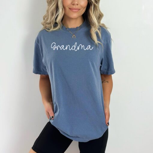 grandma shirt for mothers day personalized tee for nana gigi mimi granny pregnancy reveal gift 0ps9r