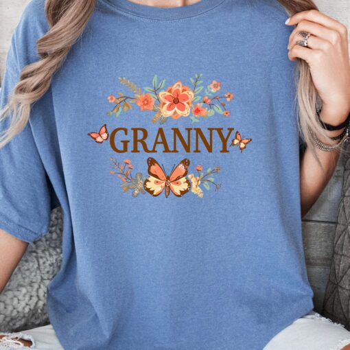 granny shirt with flowers for mothers day cute granny clothing birthday gift from granddaughter to grandmother radgy scaled