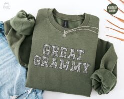 great grammy sweatshirt custom crewneck for great grandma mothers day shirt vintage nana gift unique design qitbx