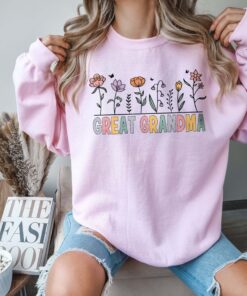 great grandma floral tee nana sweatshirt cute gigi gift for grandma birthday unique great grandma gifts for her zondk