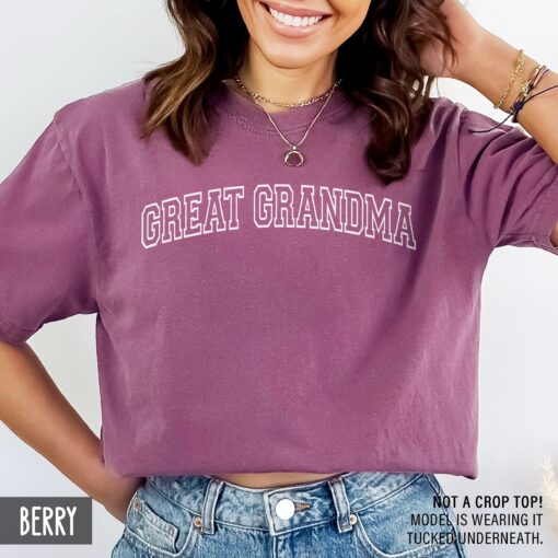 great grandma shirt for mothers day pregnancy announcement baby reveal unique great grandma birthday gift w97lo