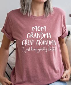 great grandma shirt for pregnancy announcement and baby reveal unique gift for great grandma birthday tee clsqz