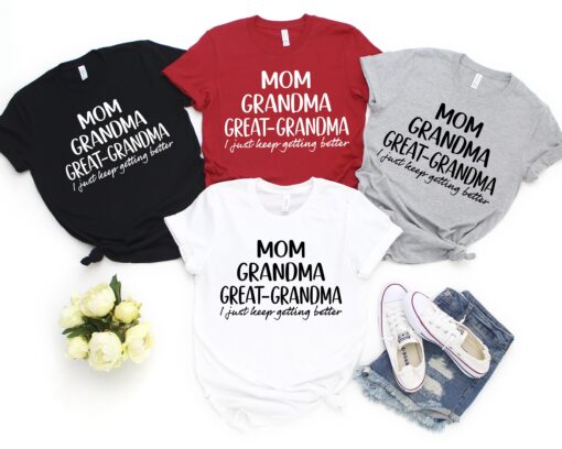 great grandma shirt for pregnancy announcement baby reveal to family unique gift for great grandma birthday celebration tee onkdp
