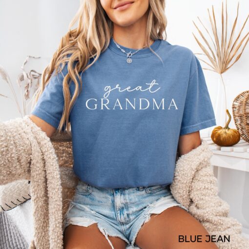 great grandma shirt for pregnancy reveal baby announcement gift funny t shirt for great grandma to be kcvhp