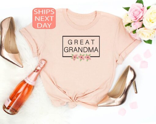 great grandma shirt funny tee for baby announcement mothers day gift cute grandma t shirt birthday gift ideas qtjkl
