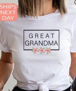 great grandma shirt funny tee for baby announcement mothers day gift cute grandma t shirt birthday gift ideas qzipf