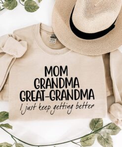 great grandma sweatshirt cute mom and grandma shirt pregnancy announcement apparel unique gifts for moms and grandmas 0rs8p