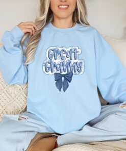 great granny shirt for grandma blue bow sweatshirt funny mothers day gift unique birthday gift for grandmother cc43v