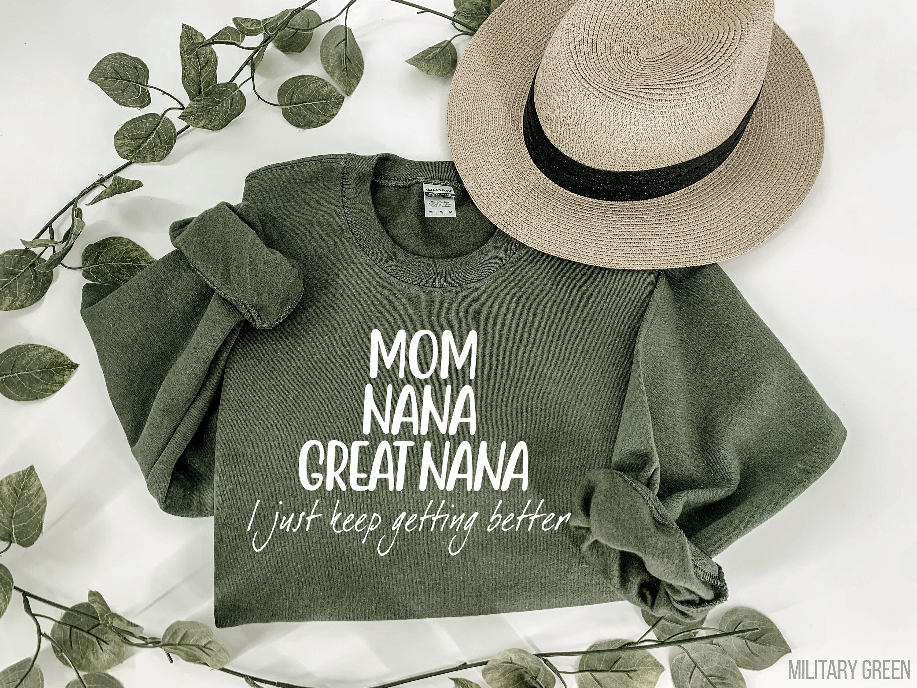 great nana sweatshirt cute mom and grandma shirt pregnancy announcement sweater unique great nana gift for mothers day etf4s scaled