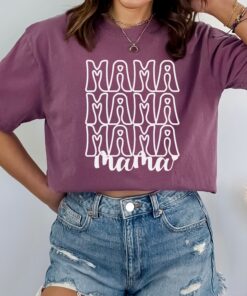 groovy mom life shirt for mothers day retro vintage mama tee cute girl mom t shirt hdwzv