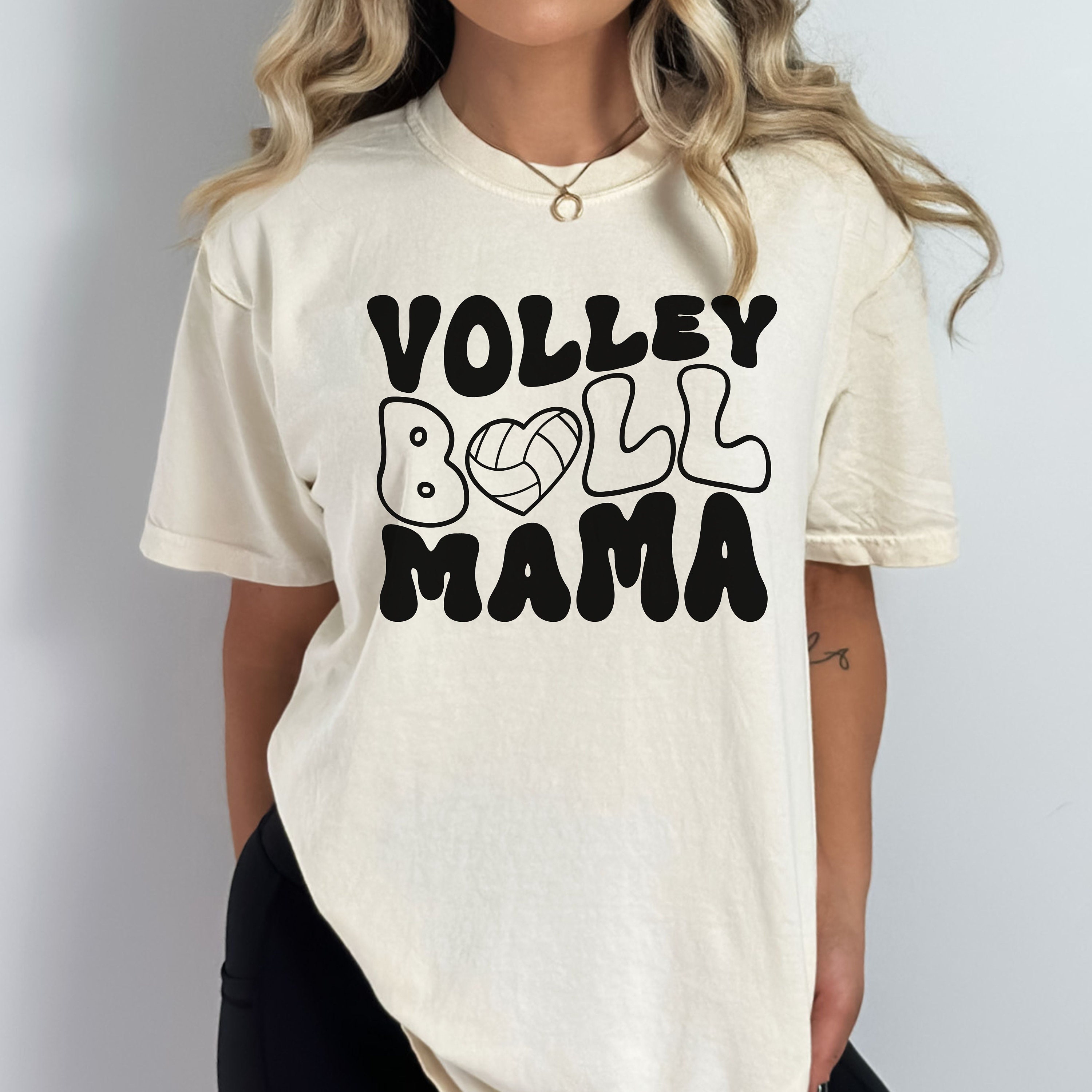 groovy volleyball mom t shirt for women cute volleyball shirt for moms best mom ever volleyball shirt czb9x scaled