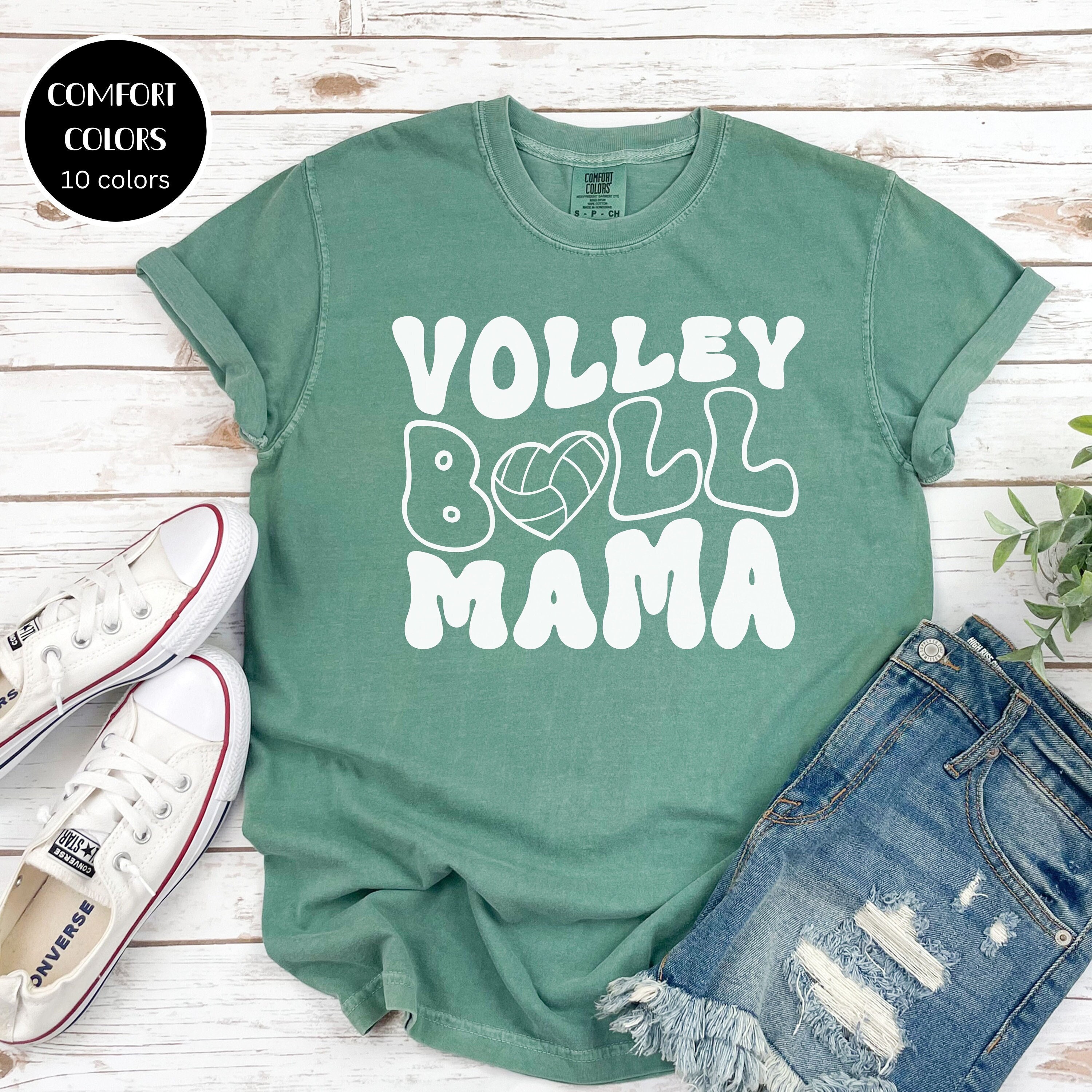 groovy volleyball mom t shirt for women cute volleyball shirt for moms best mom ever volleyball shirt x95zt scaled