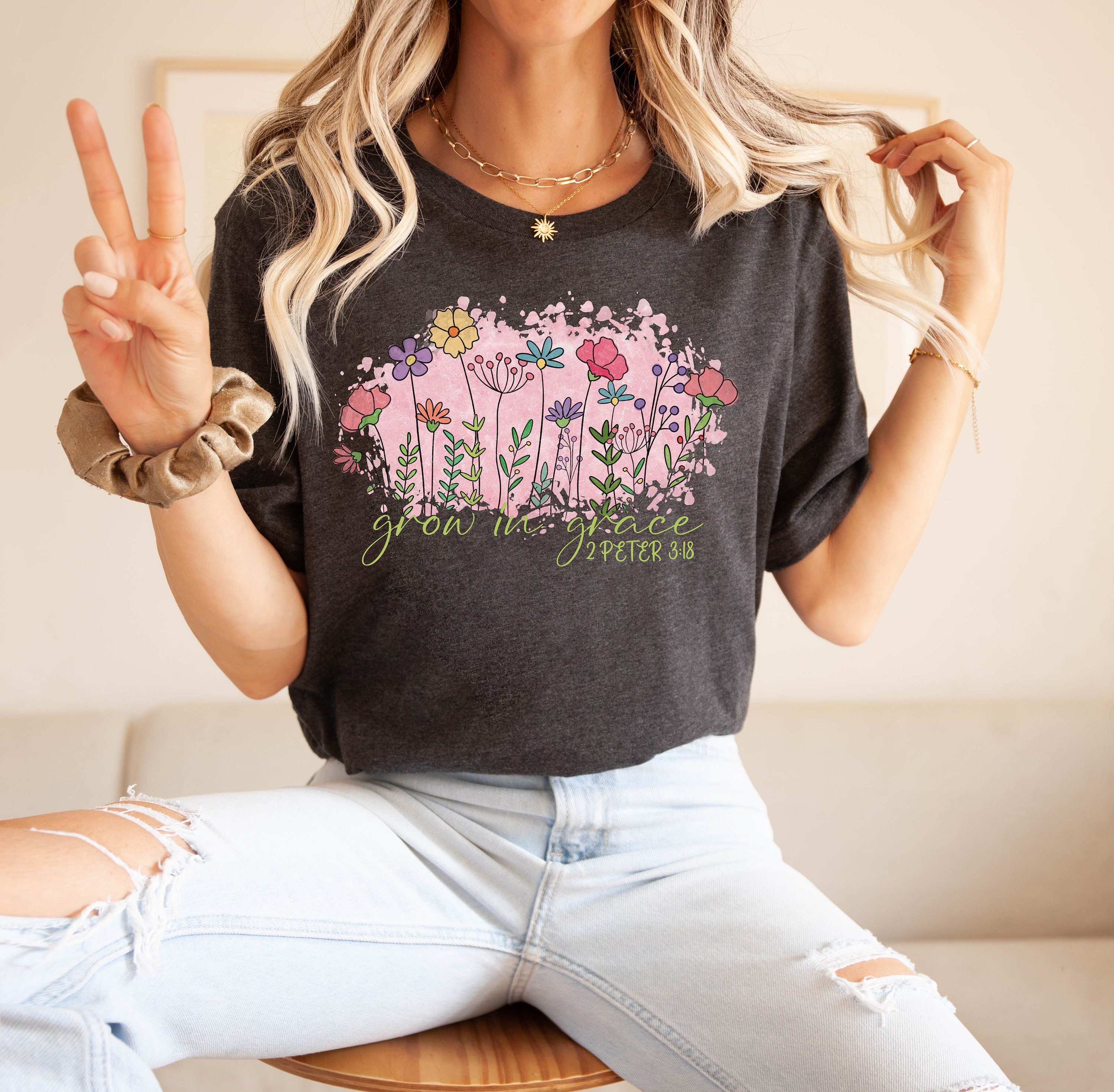 grow in grace mom life shirt flower mom t shirt bible verse design best mothers day gift for moms nxxcu scaled