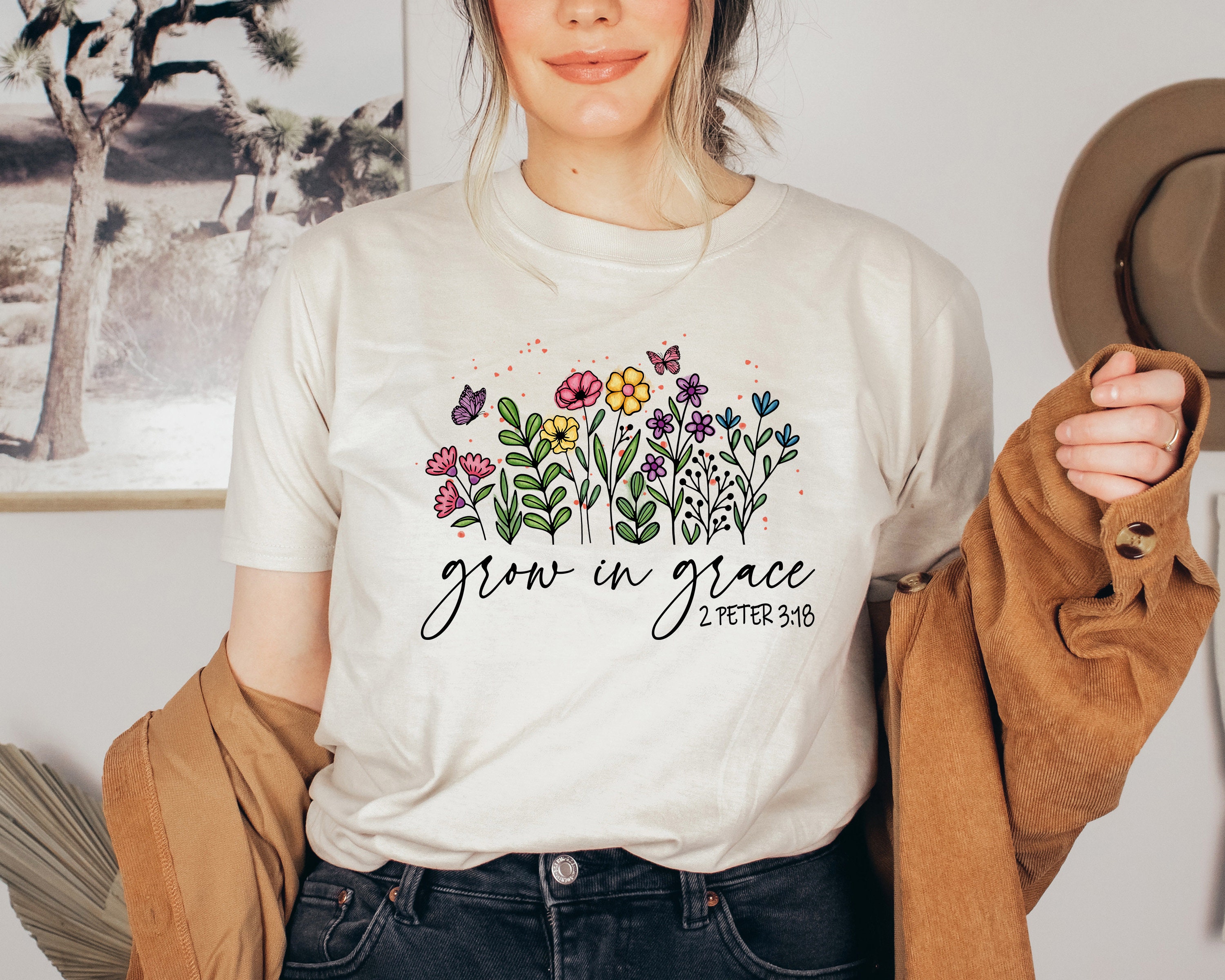 grow in grace mom life shirt with bible verse flower design for mothers day gifts and best mom ever shirts yccaj scaled