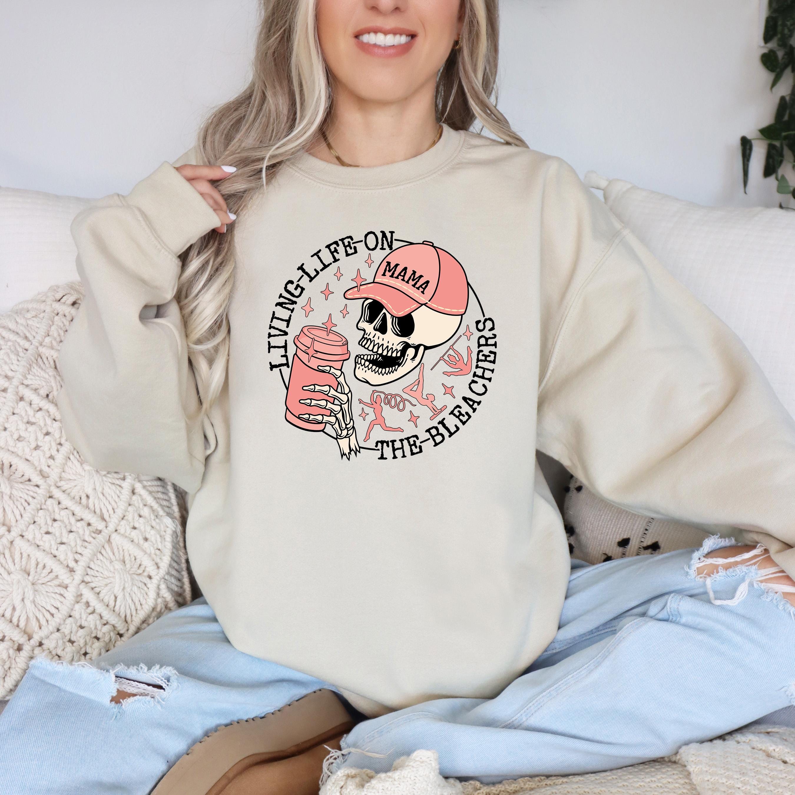 gymnastics mom sweatshirt skull design sports mama t shirt unique gift for gymnastic mamas and coffee lovers 13v1k