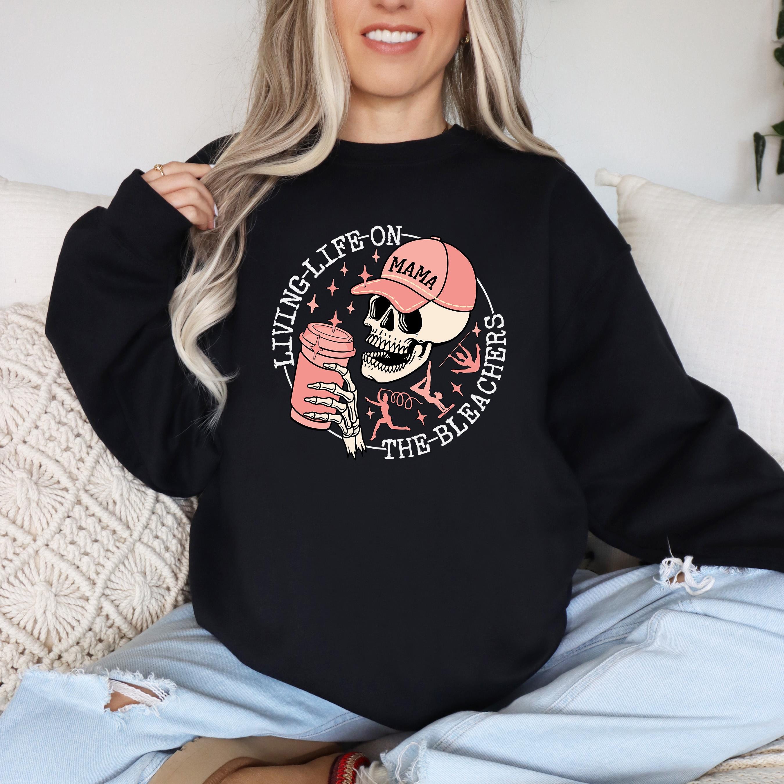 gymnastics mom sweatshirt skull design sports mama t shirt unique gift for gymnastic mamas and coffee lovers ydhzd scaled