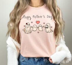 happy mothers day ghost shirt for mom to be cute spooky tee unique gift from kids best mom ever shirt bjpit