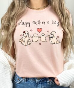 happy mothers day ghost shirt for mom to be cute spooky tee unique gift from kids best mom ever shirt bjpit