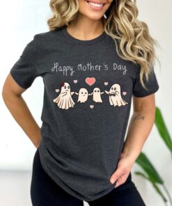 happy mothers day ghost shirt for mom to be cute spooky tee unique gift from kids best mom ever shirt laarv