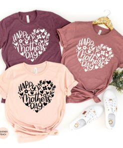 happy mothers day shirt for future moms cute heart design best mom ever crewneck womens clothing unique gift idea stadv