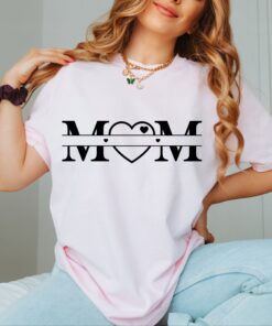 heart mom shirt for mothers day pregnancy announcement cute mom tee personalized mom gifts 5tzke