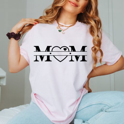 heart mom shirt for mothers day pregnancy announcement cute mom tee personalized mom gifts 5tzke scaled