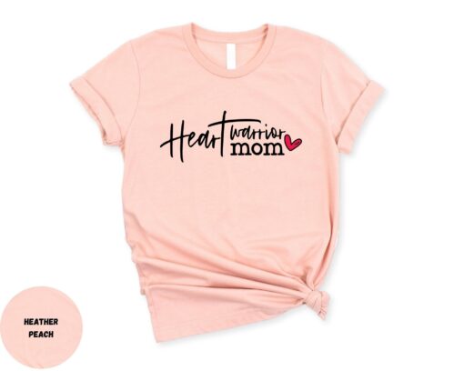 heart warrior mom shirt funny tee for moms trendy mother day gift cute mom life t shirt personalized mom gifts ug9iy