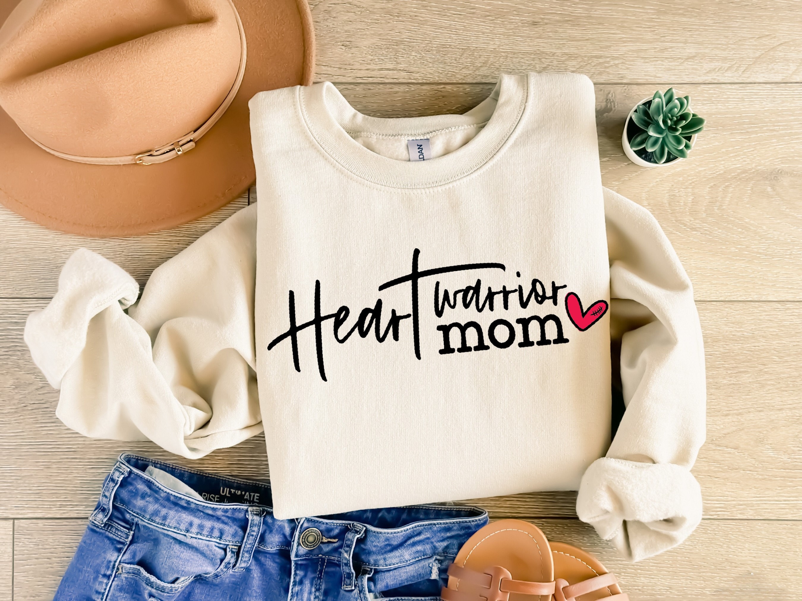 heart warrior mom sweatshirt cute funny mom shirt for mothers day unique gift for moms and heart warriors djsfu scaled