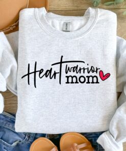 heart warrior mom sweatshirt cute funny mom shirt for mothers day unique gift for moms and heart warriors gayzd