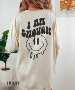 i am enough shirt for women empowerment positive energy tee black women motivational t shirt gos8d