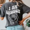 i am enough shirt for women empowerment positive energy tee black women motivational t shirt zwguj