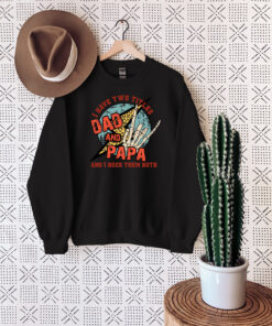 i have two titles dad and papa shirt best dad ever t shirt for fathers day gifts funny dad life tee ralf5