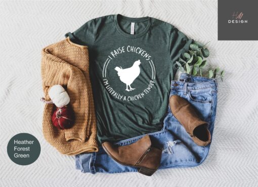 i raise chickens im literally a chicken tender shirt funny chicken lover tee for chicken owners and farmers cqccj