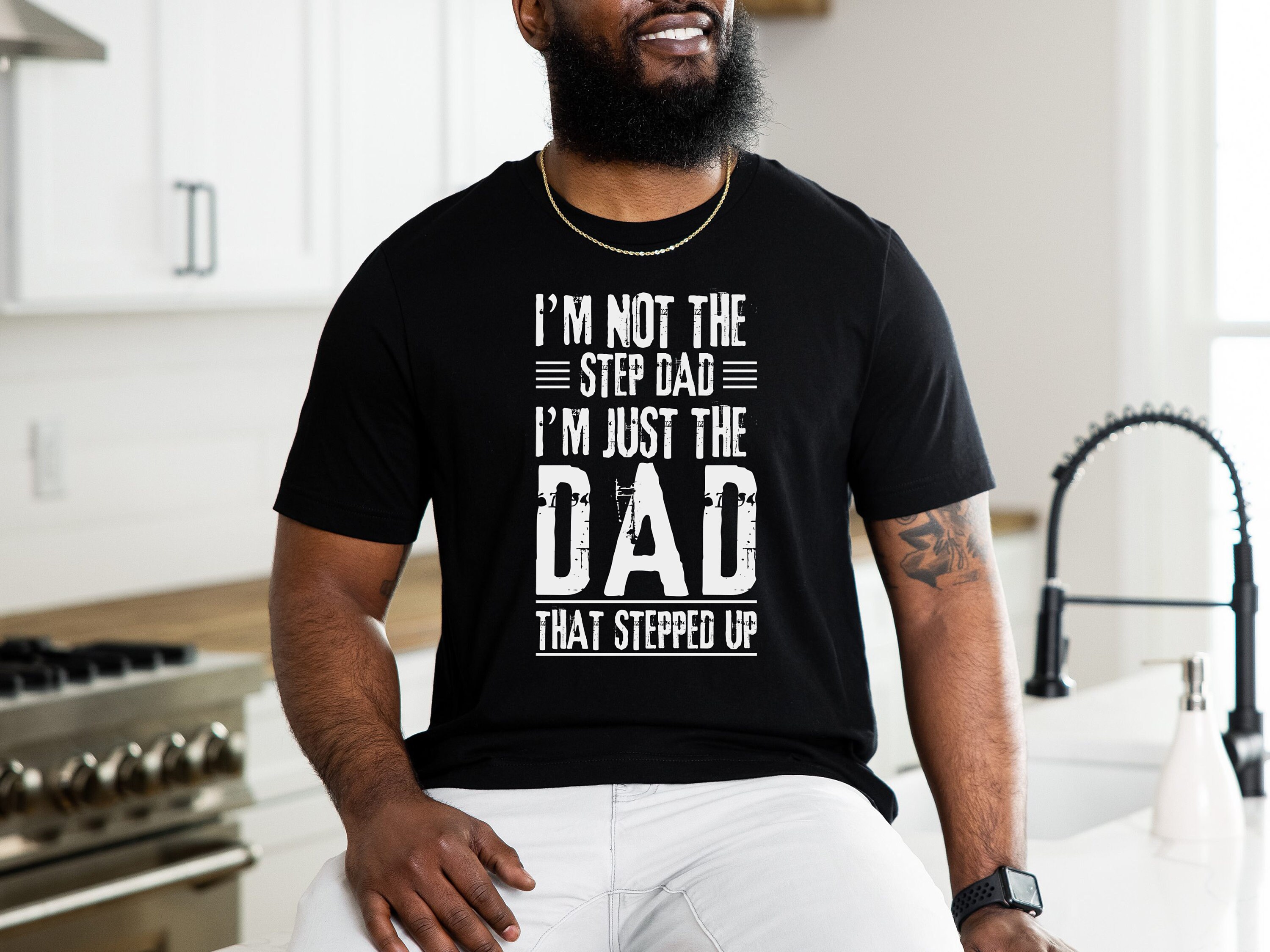 im not a step dad im the dad that stepped up shirt custom fathers day tee unique gift for dad exrpy scaled