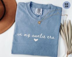 in my auntie era shirt for cool aunts pregnancy announcement aunt birthday gift unique aunt shirt uzucs
