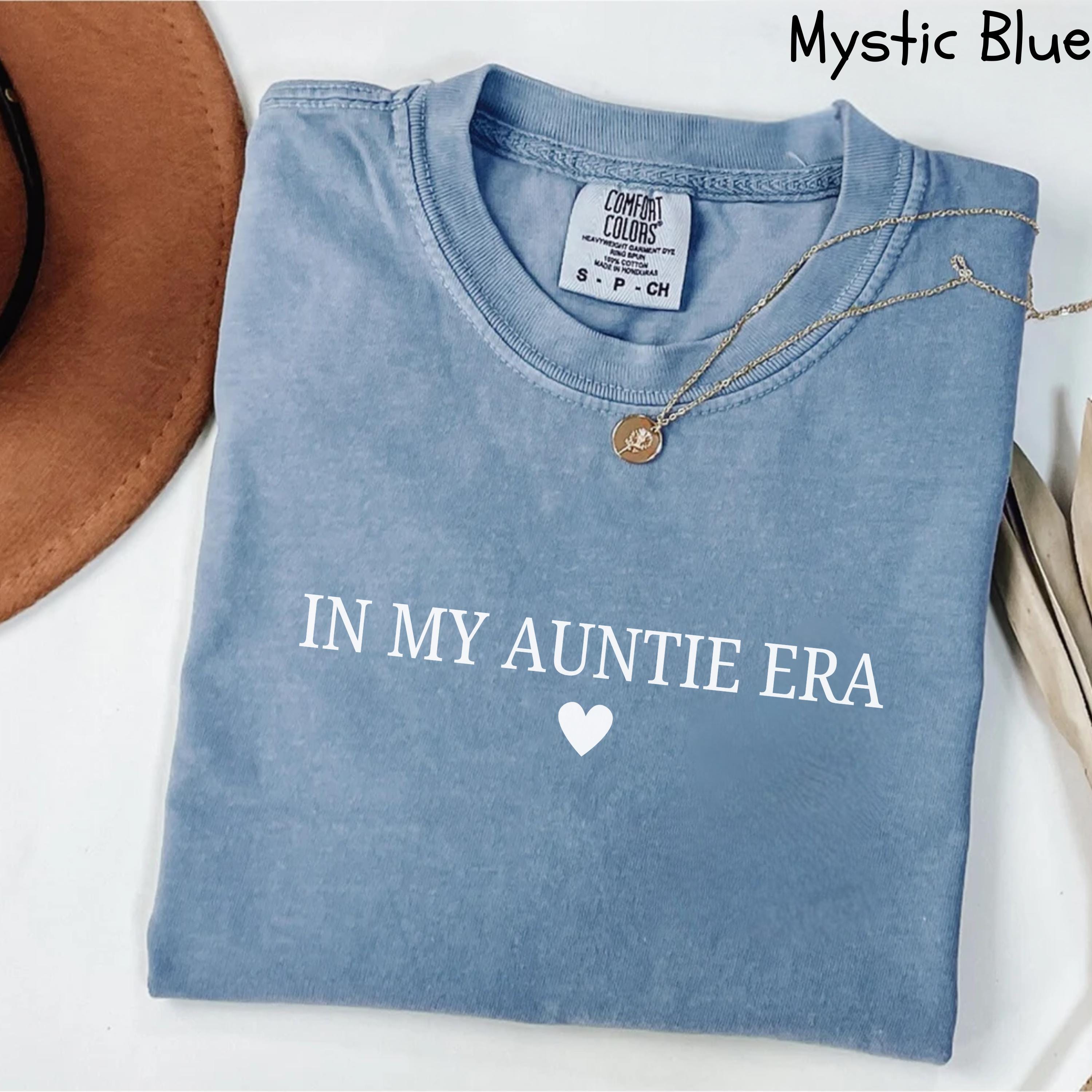 in my auntie era shirt for new aunts pregnancy announcement and reveal gifts comfortable aunt shirt bldjb