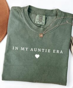 in my auntie era shirt for pregnancy announcement aunt birthday gift cute aunt shirt unique aunt gifts opgqd