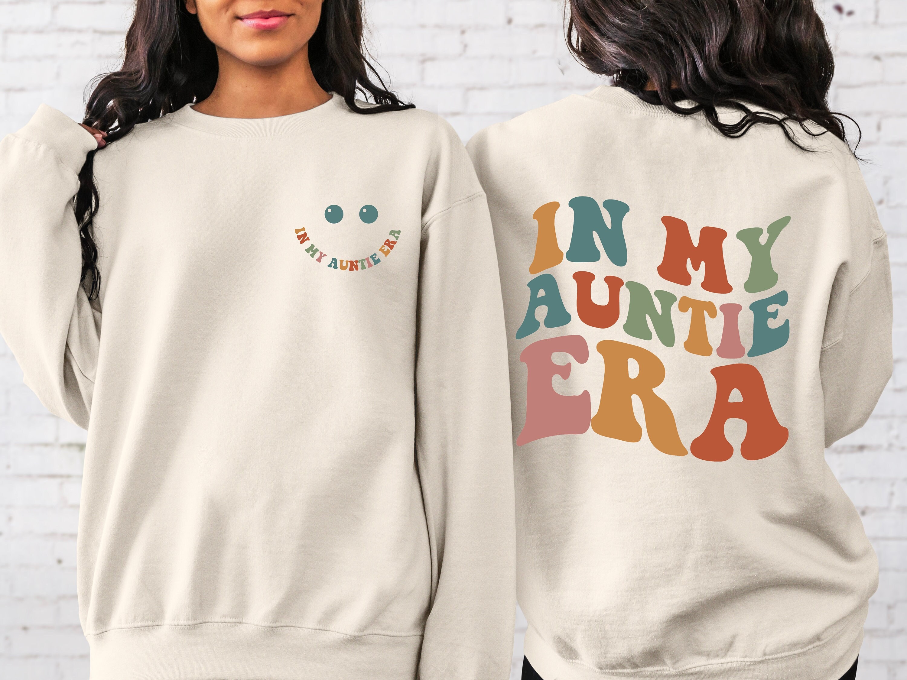 in my auntie era sweatshirt cute aunt shirt for baby announcement unique auntie gift comfortable eras design bzhbr scaled