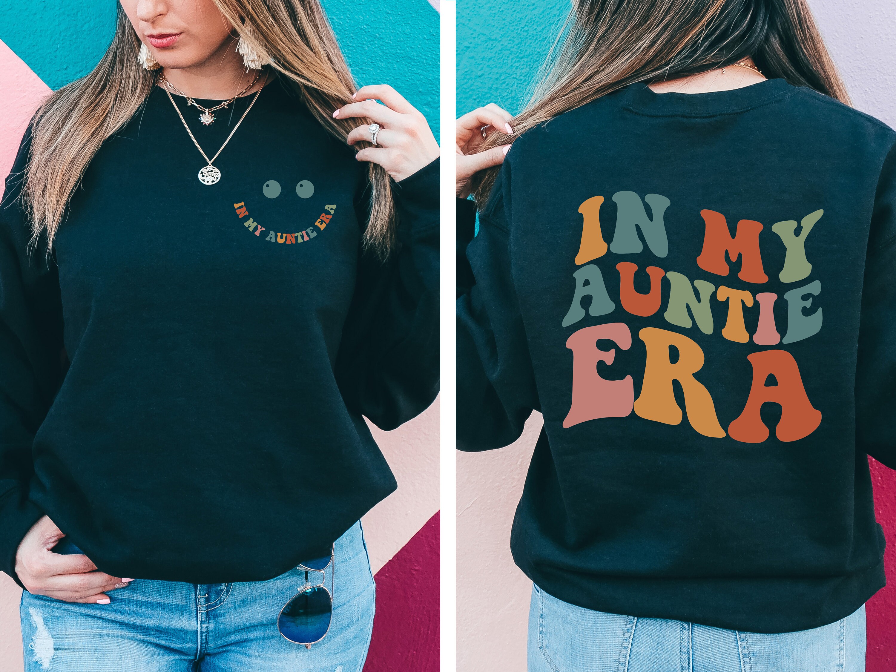 in my auntie era sweatshirt cute aunt shirt for baby announcement unique auntie gift comfortable eras design qhxqc scaled